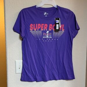 NFL.com Women's Purple Super Bowl LVII Top Size L